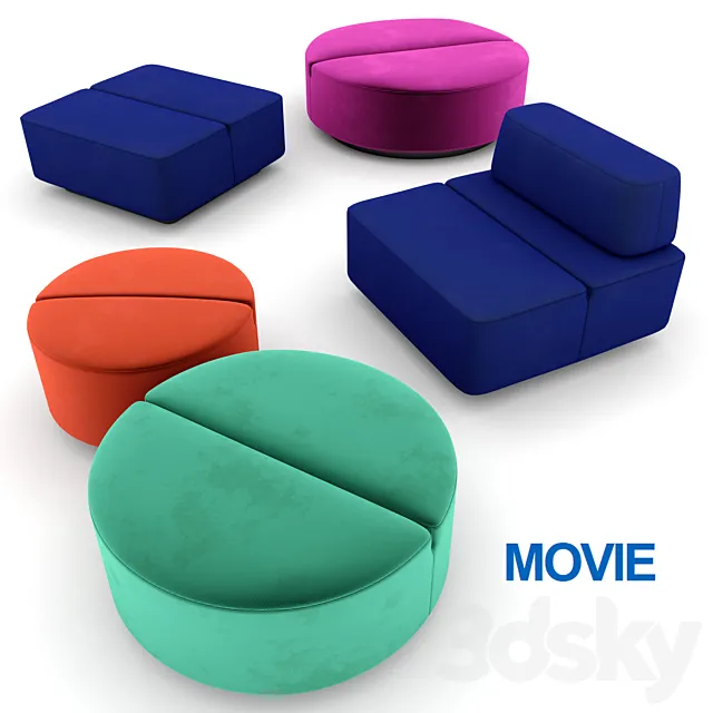 Sofas Martela - Movie 3DModel