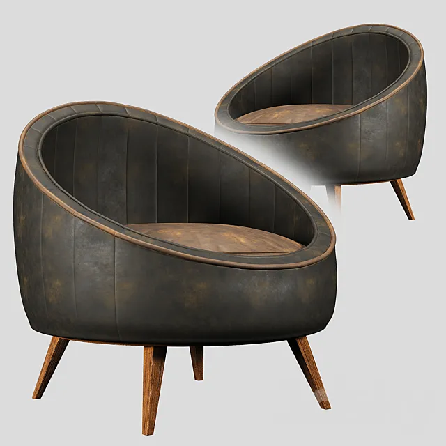 soft armchair 3DModel