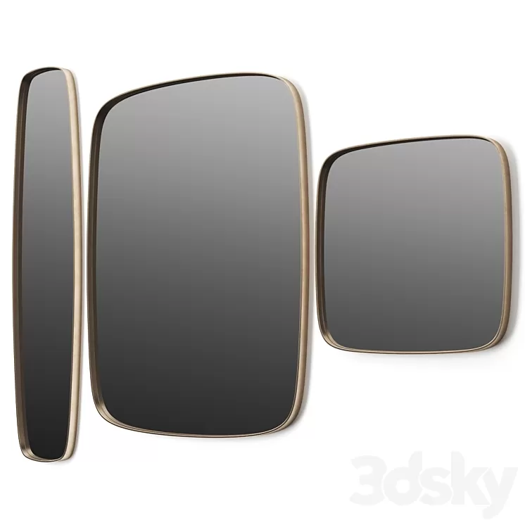 Soft by Gallotti Radice Mirror 3D Model Free