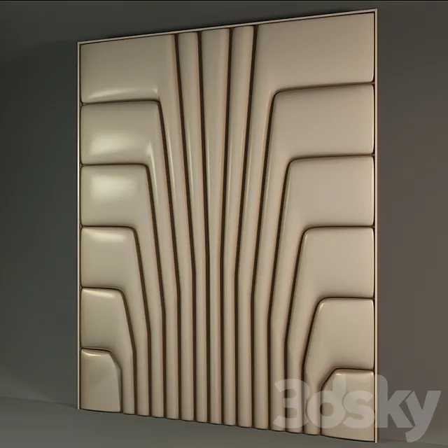 Soft decor on the wall 3D Model