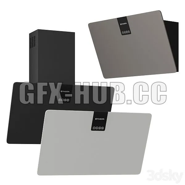 SOFT EDGE FABER Wall Hood 3D Model