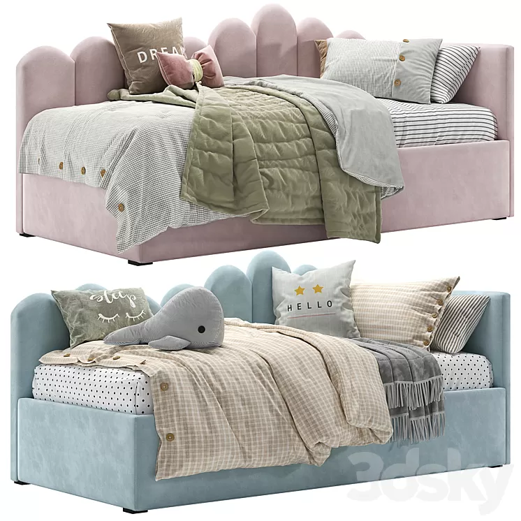 Soft Ladder Children Bed 3D Model Free