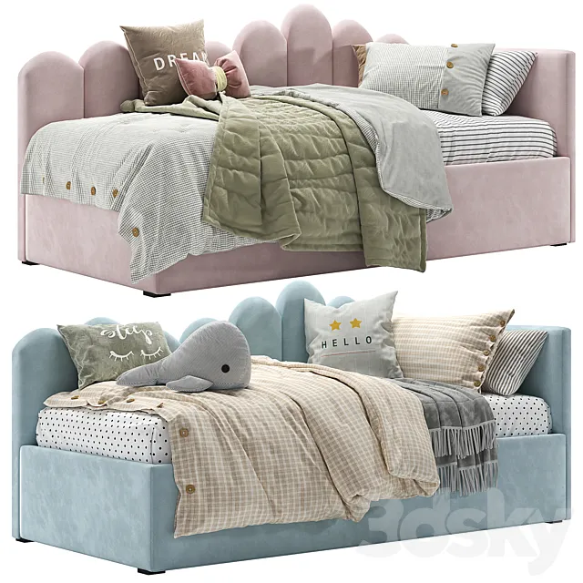 Soft Ladder Children Bed 3DModel