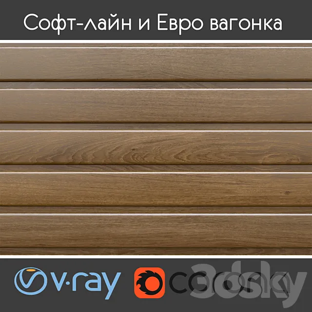 Soft-line and Euro lining 3D Model