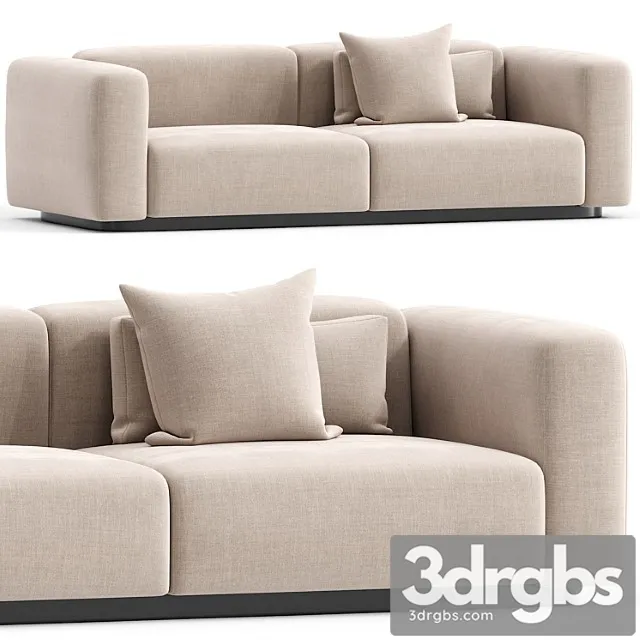 Soft Modular Sofa By Vitra 3D Model Free