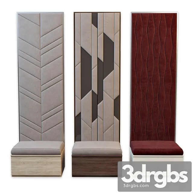 Soft panels with seat 2 3D Model Download