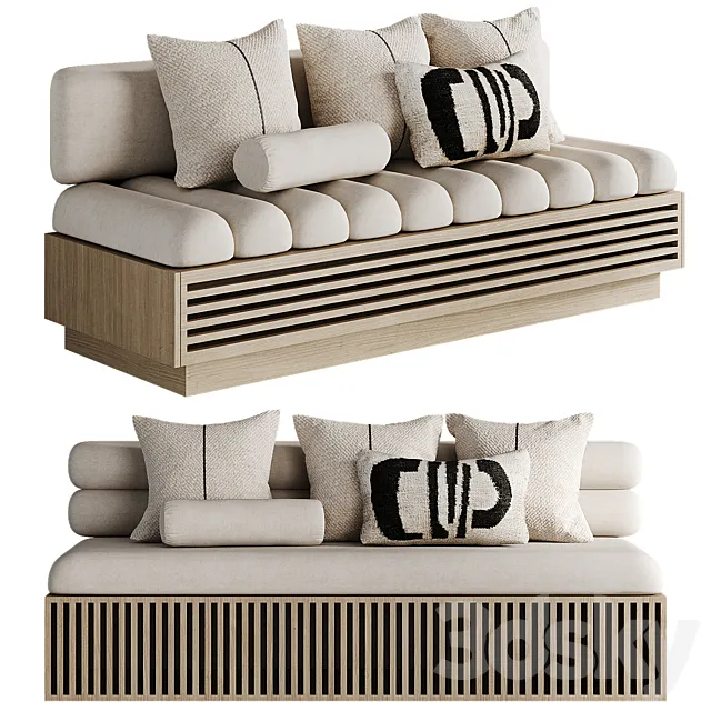 Soft seat for window sill 3D Model