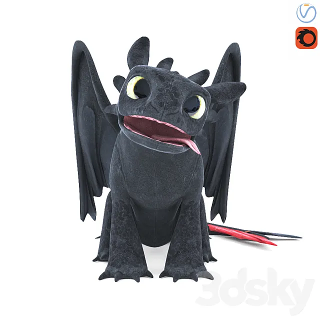 Soft toy "Bezzubik" 3DModel