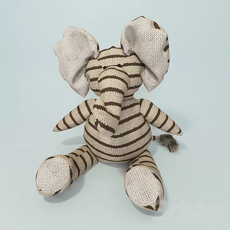 Soft toy "Elephant" 3D Model