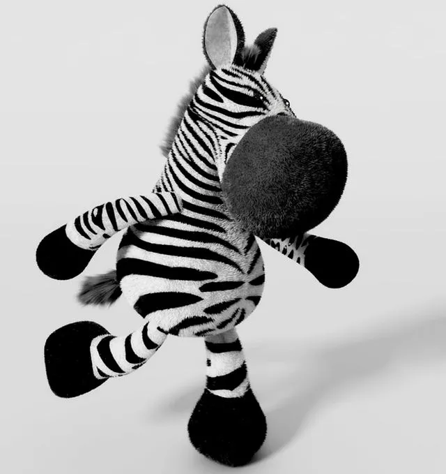 Soft toy NICI from Zebra 3D Model