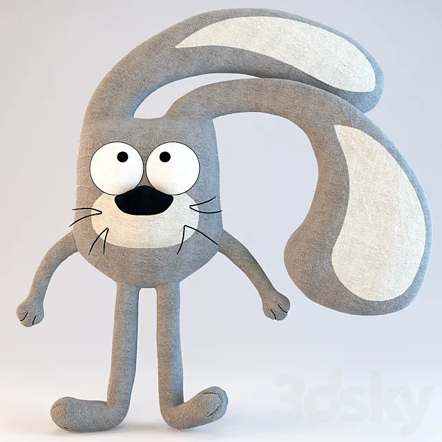 Soft toy rabbit 3D Model