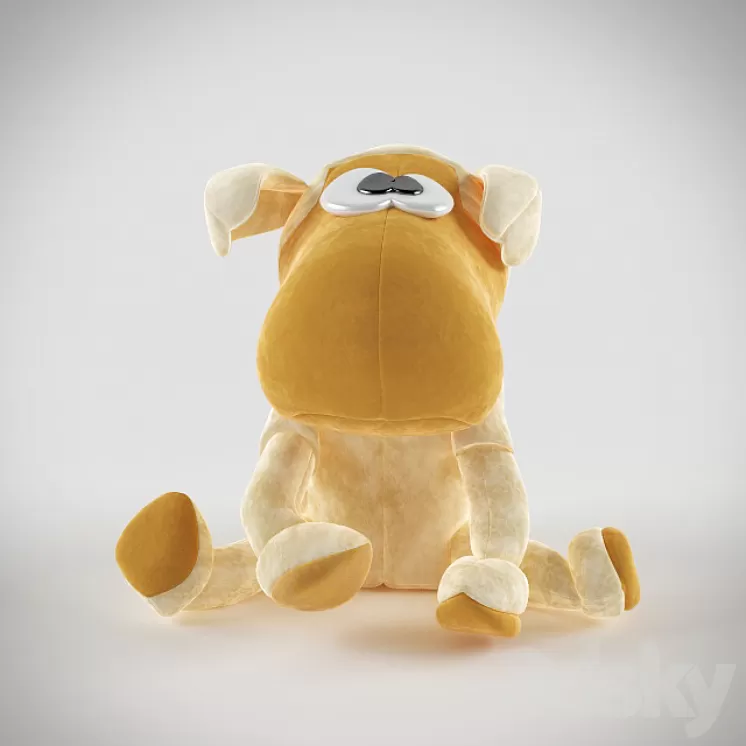soft toy sheep 3D Model