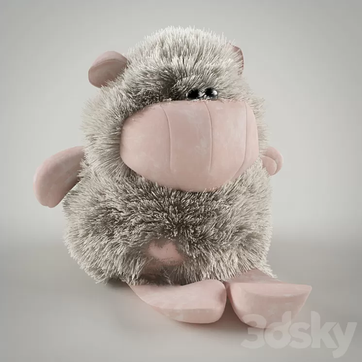 soft toy sheep 3D Model