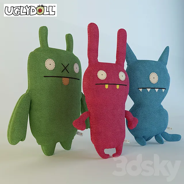 Soft toys "Uglydoll" 3DModel