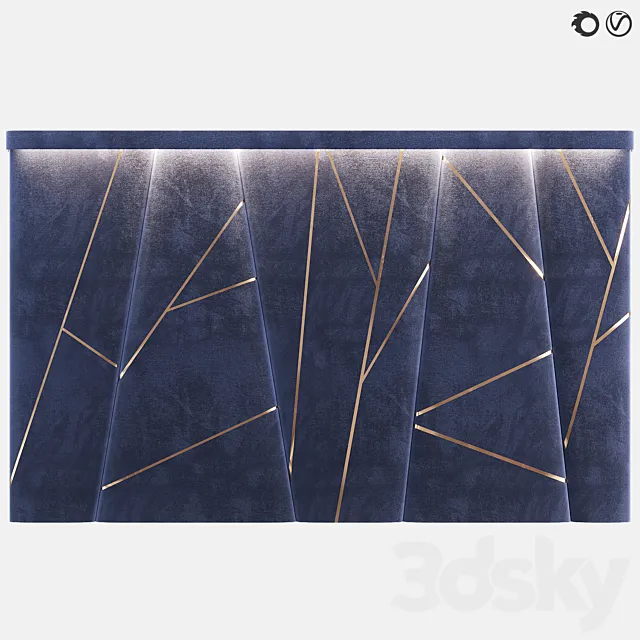 Soft wall panel 71 3D Model