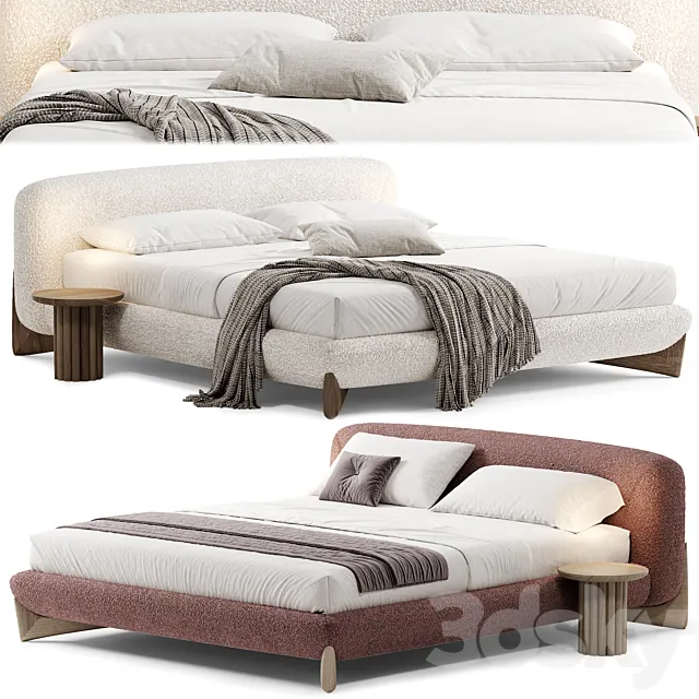 SOFTBAY Double Bed By Porada Free Download