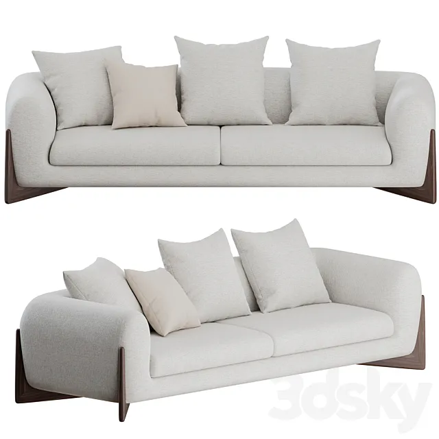 Softbay Sofa by Porada 3D Model