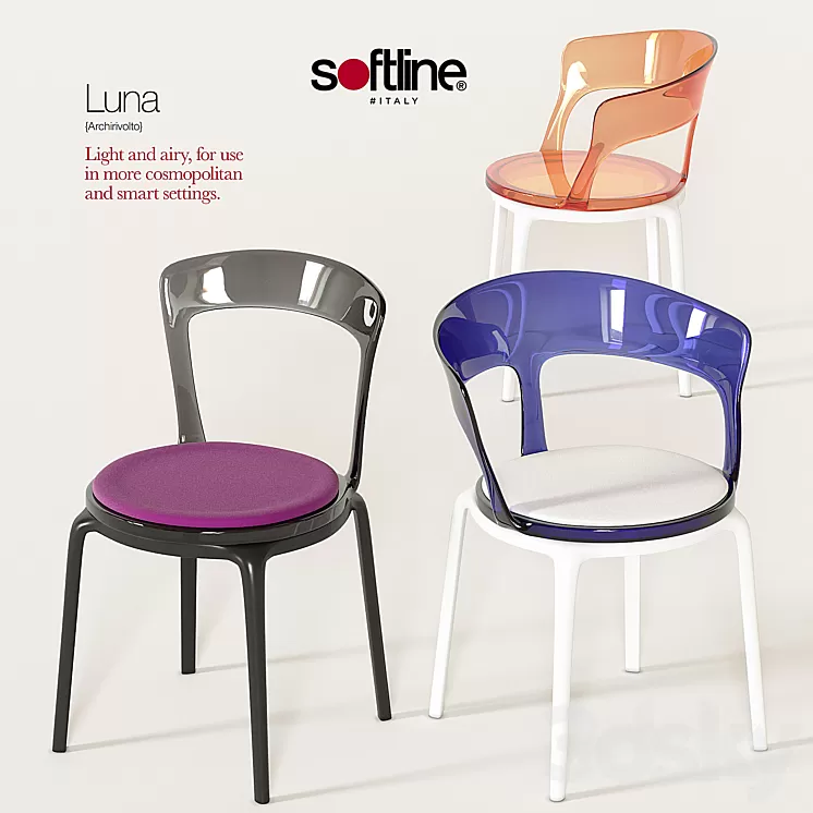 Softline_LUNA_Chair 3D Model