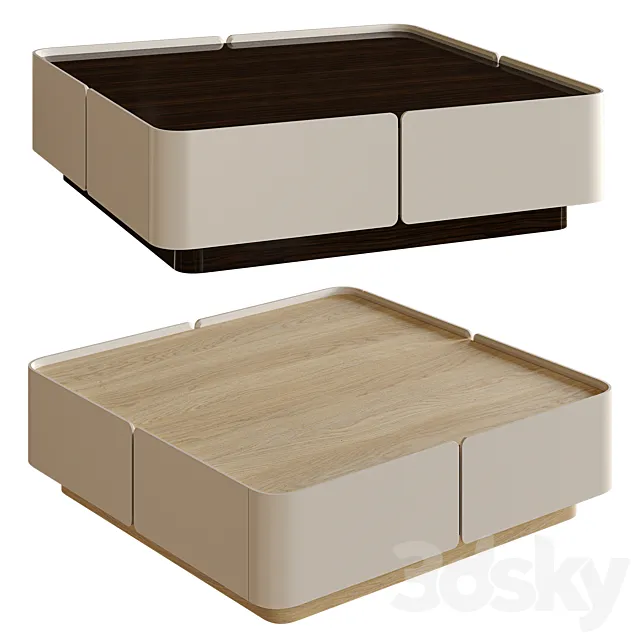 Soho Coffee Table 3D Model