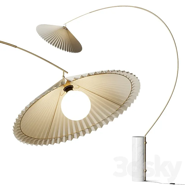 Soho Home Arc Floor Lamp 3D Model