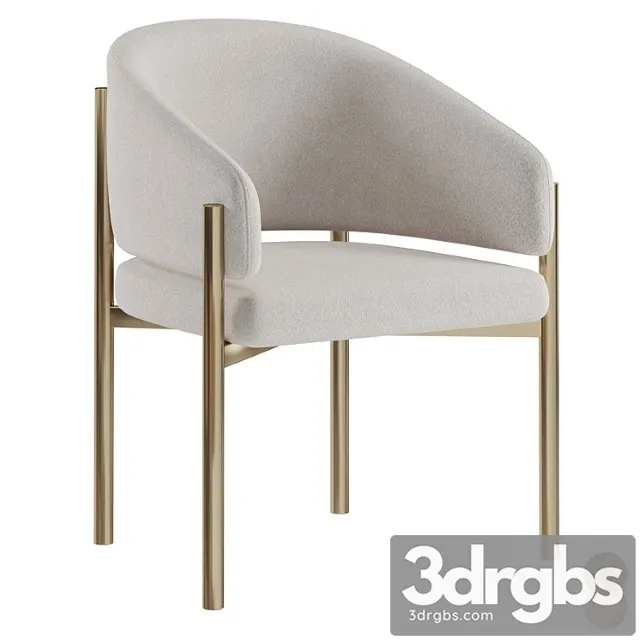 Solana Dining Chair 4 3D Model Free