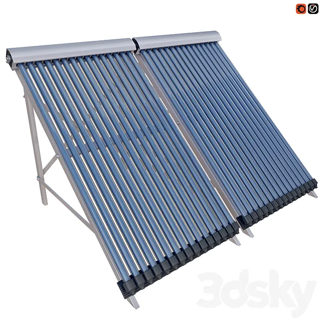 Solar Collector Panel SCH-30 3D Model