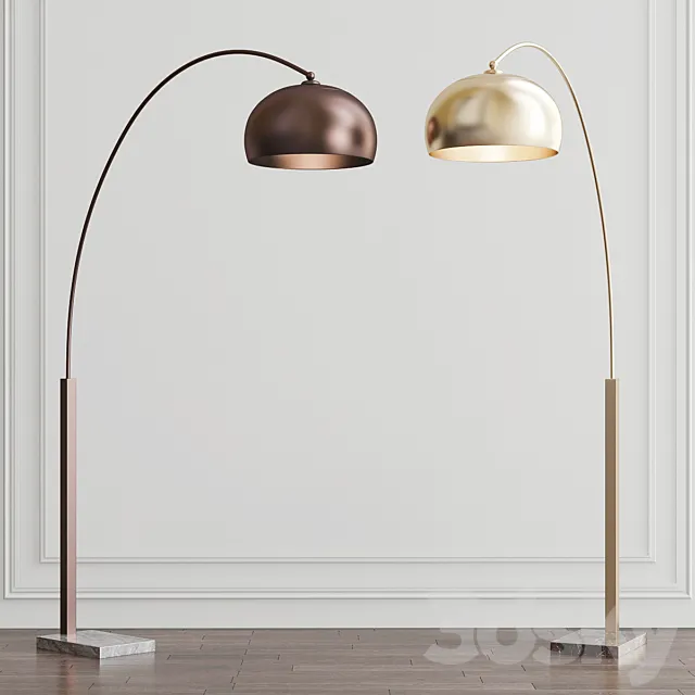 Solar Flair Floor Lamp by ELK Home 3D Model