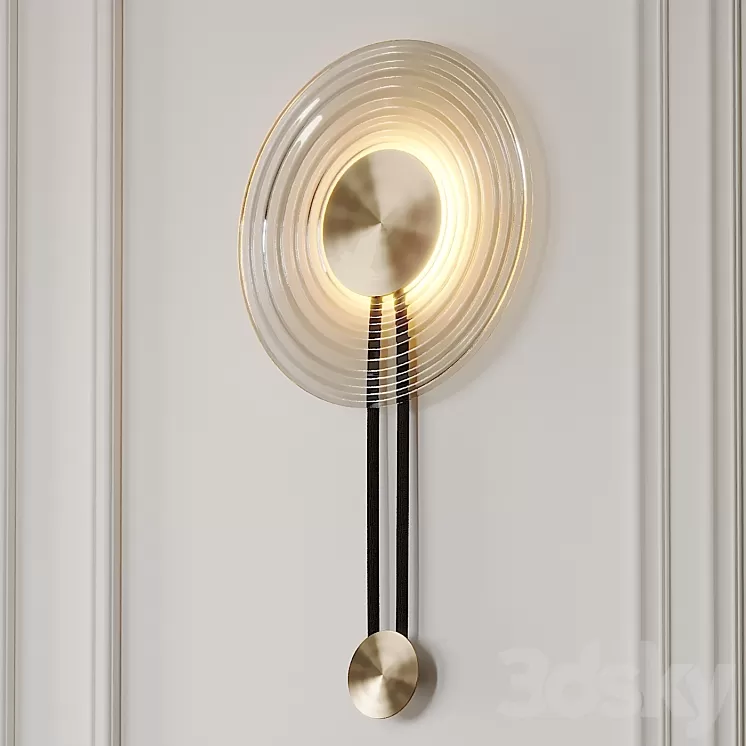 Solar Wall Sconce by Chelsom 3D Model