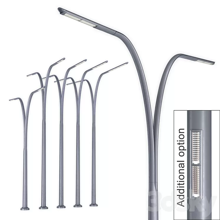 SoleCity ULS100 by Signify Lumec (Set 2) 3D Model