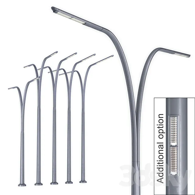 SoleCity ULS100 by Signify Lumec (Set 2) 3DModel