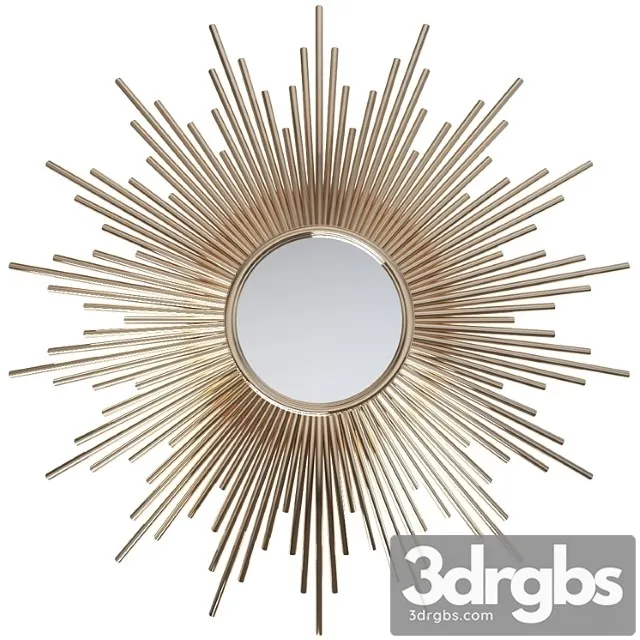 Soledad la redoute sun shaped mirror 3D Model Free