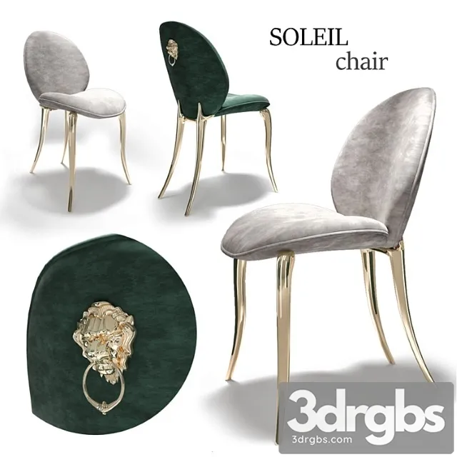Soleil Chair Boca Do Lobo 3D Model Free