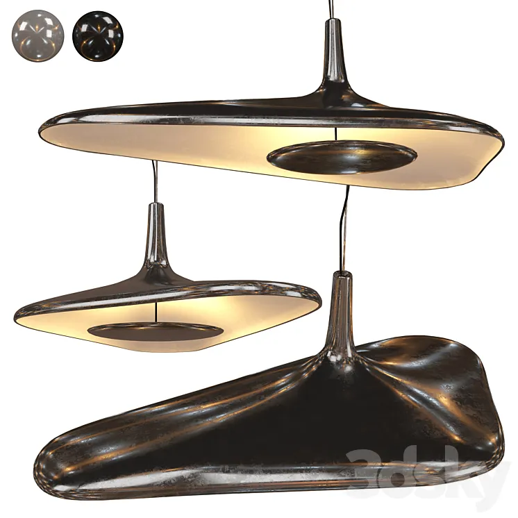 Soleil Noir by Luce Plan 3D Model Free