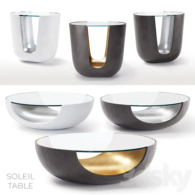 Soleil Tables by Mitchell Gold + Bob Williams 3DModel