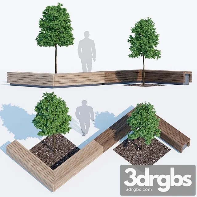 Solid Peano Benches 3D Model Download