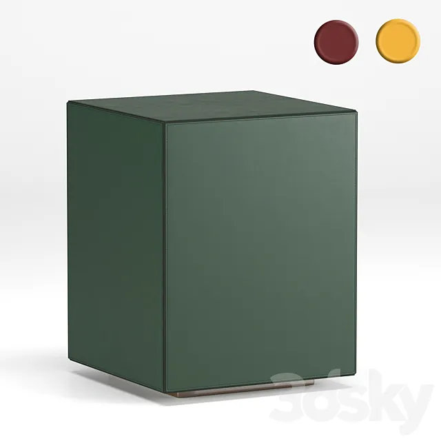 Solid Saddle-Hide. Minotti Italia 3DModel