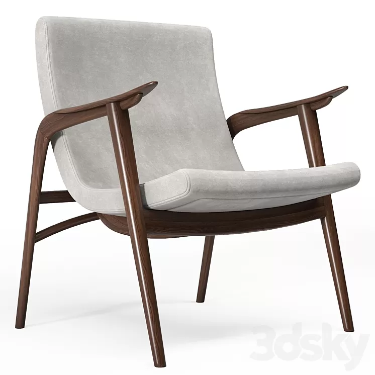 Sollos Armchair 150 Lounge by Jader Almeida 3D Model Free
