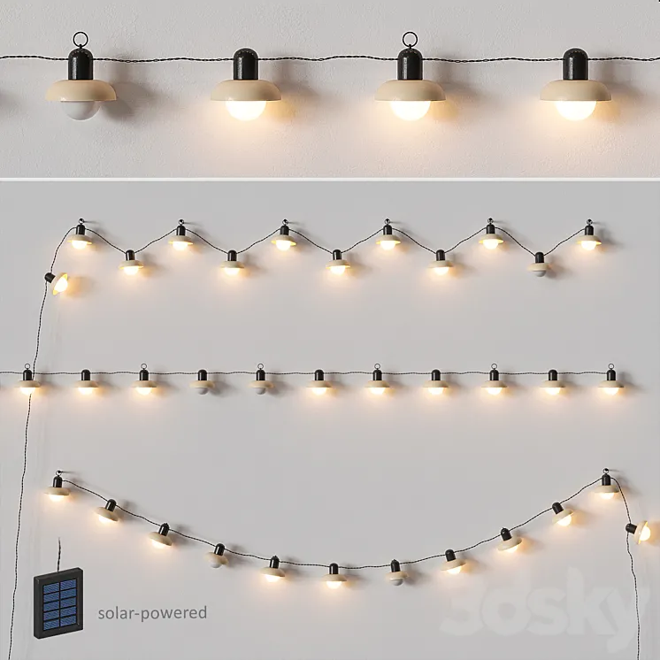 SOLVINDEN Ikea Garden garland 3D Model Free Download