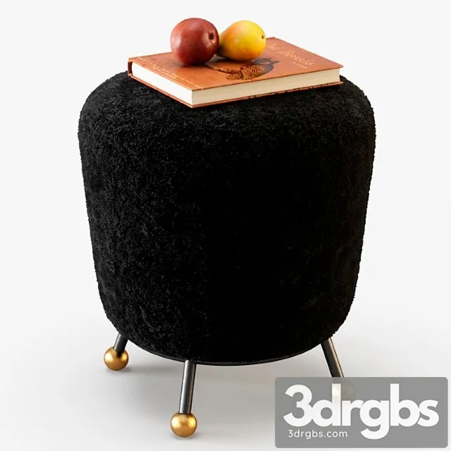 Somali ottoman 2 3D Model Free