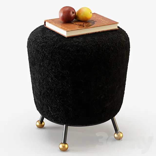 Somali Ottoman 3D Model