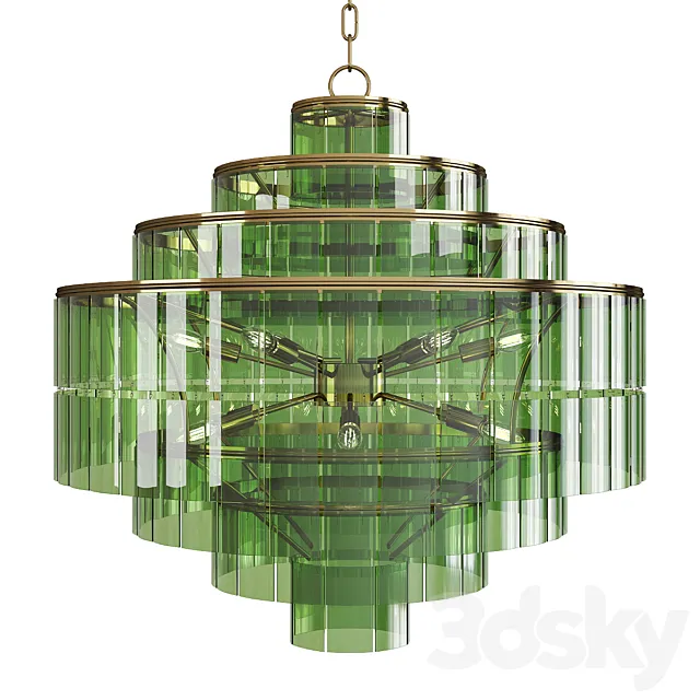 Sommelier chandelier 3D Model