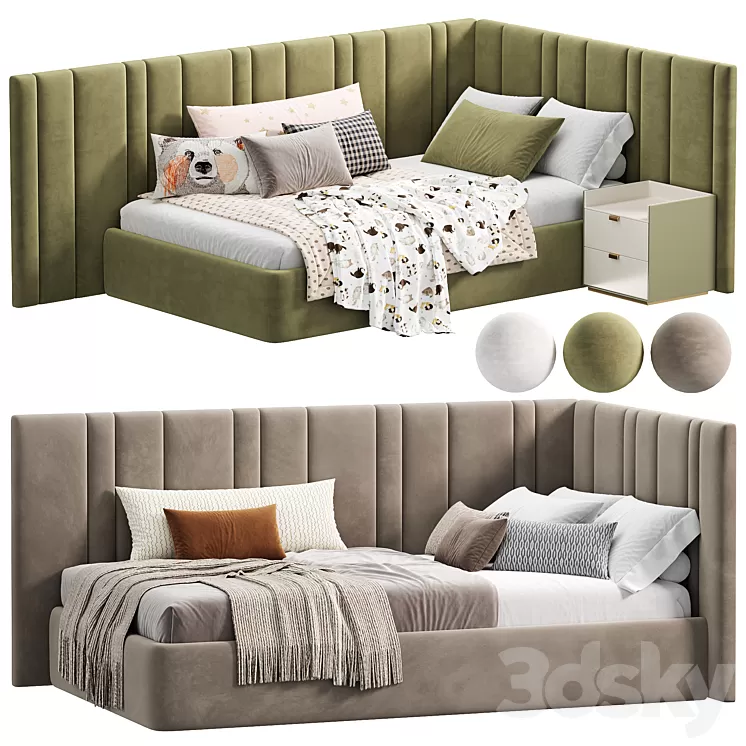 Sonata Bed by divan24 3D Model Free