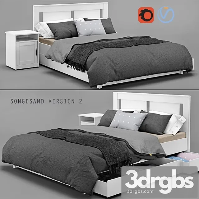 Songesand bed ikea version 2