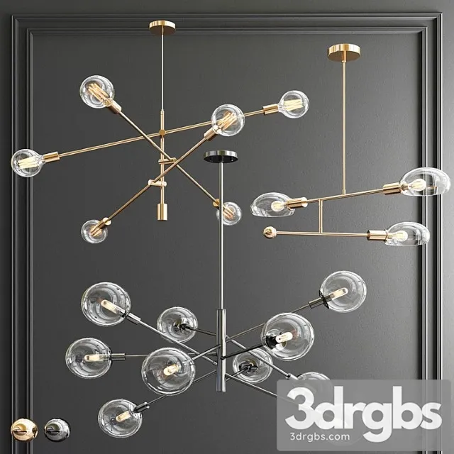 Sonneman Mobile Tangle Light 3 Type 3D Model Free