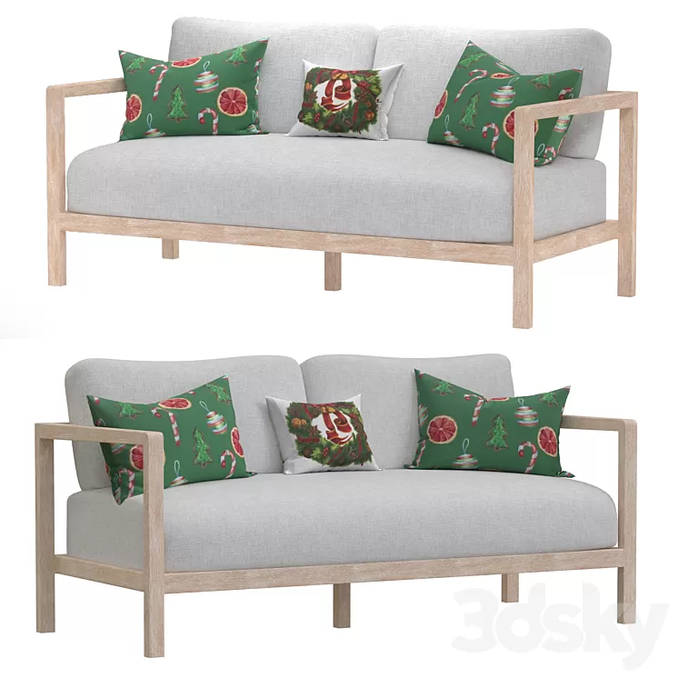 Sonoma Outdoor Sofa 3D Model Free