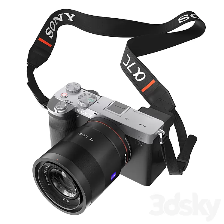 SONY a7C camera 3D Model