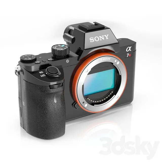 Sony A7RII photo camera 3D Model