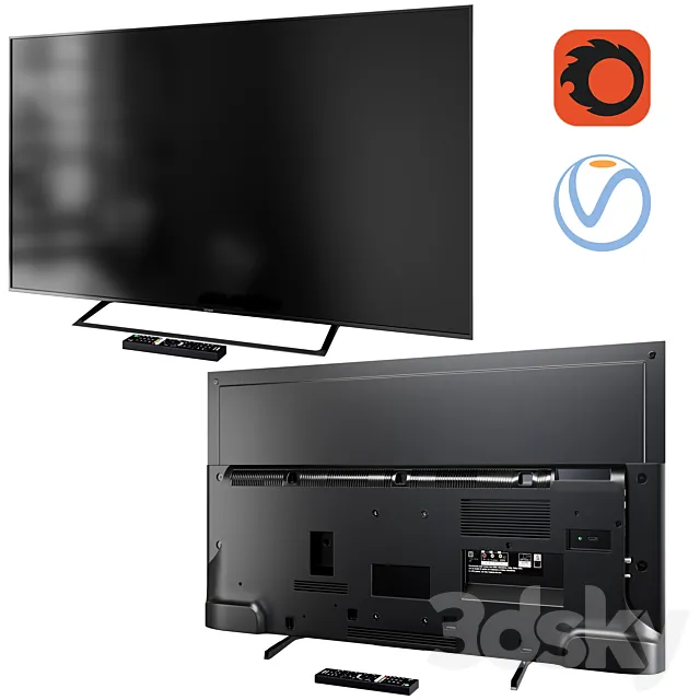 Sony-KD-XE7096 TV 3DModel