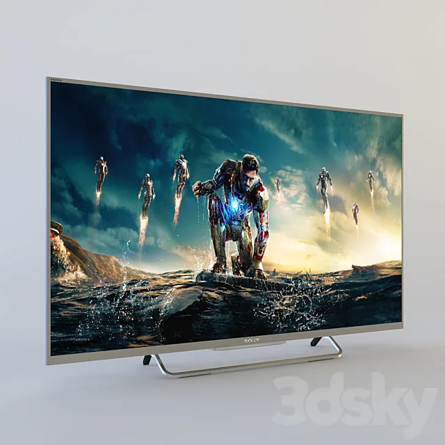 Sony KDL-50W817B 3D Model