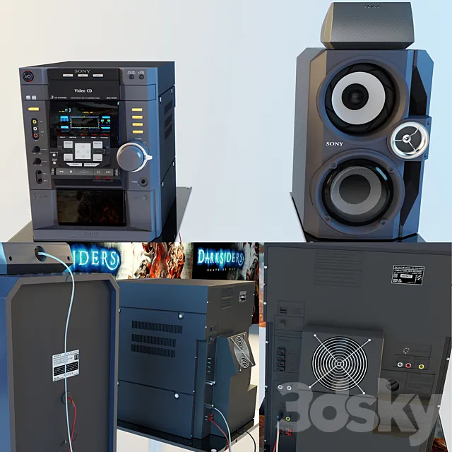 SONY MHC-VX555 3DModel